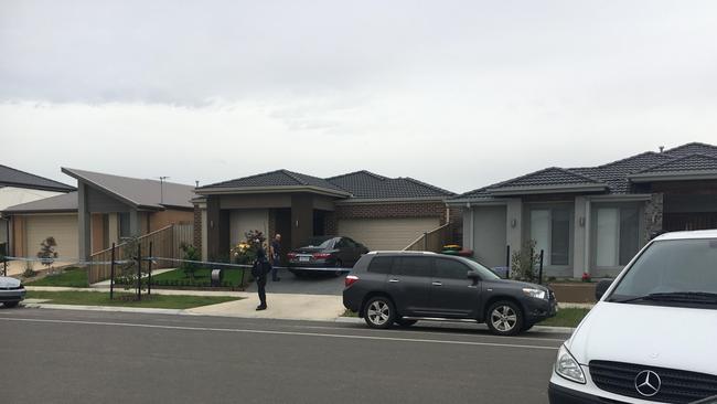 A Greenvale property was among the raided homes. Picture: Stephen Drill