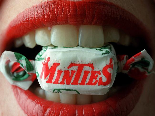 An advertsisement to celebate Minties 75th anniversary.