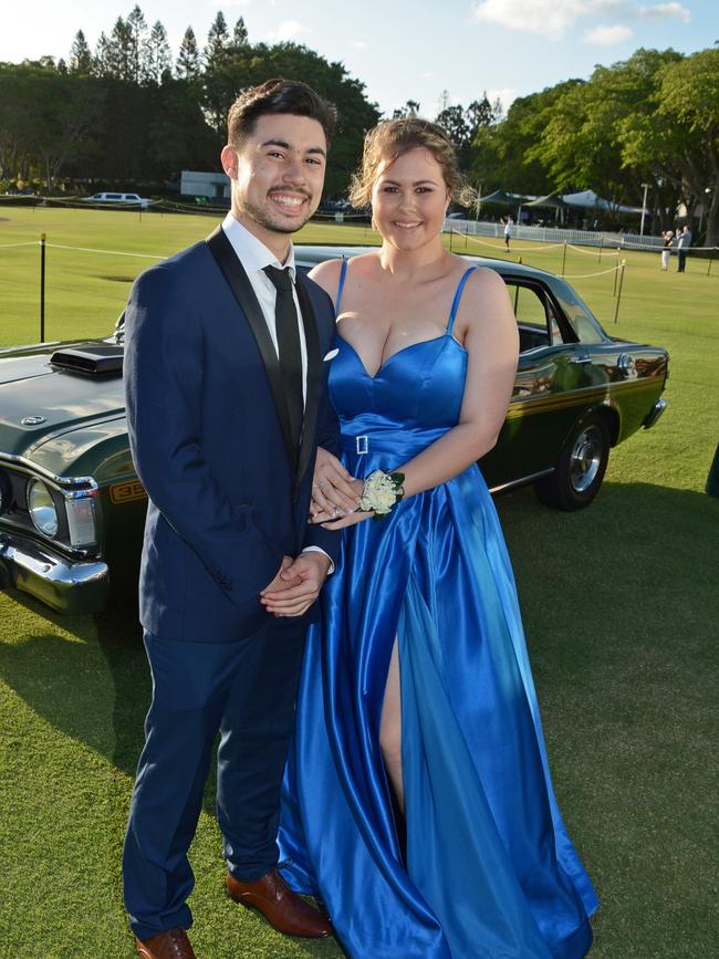 Leandro Queiros and Amy Norvock at Varsity College School Formal at RACV Royal Pines Resort, Benowa. Picture: Regina King