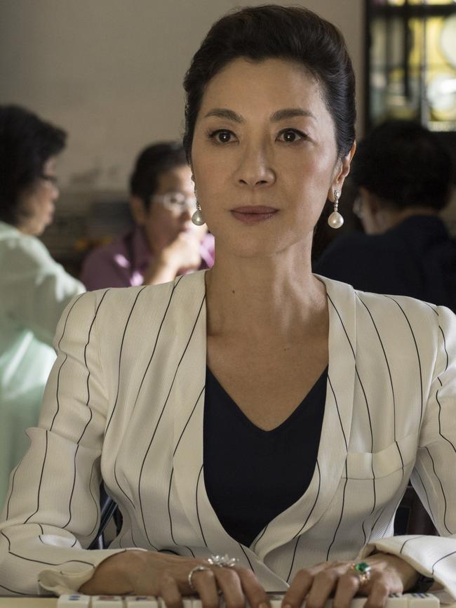 Michelle Yeoh in a scene from Crazy Rich Asians.