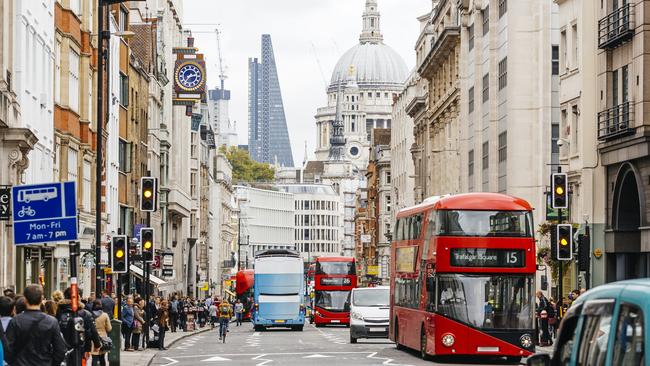 The CEBR forecasts the UK to remain the world’s sixth-largest economy until 2039. Picture: Getty Images