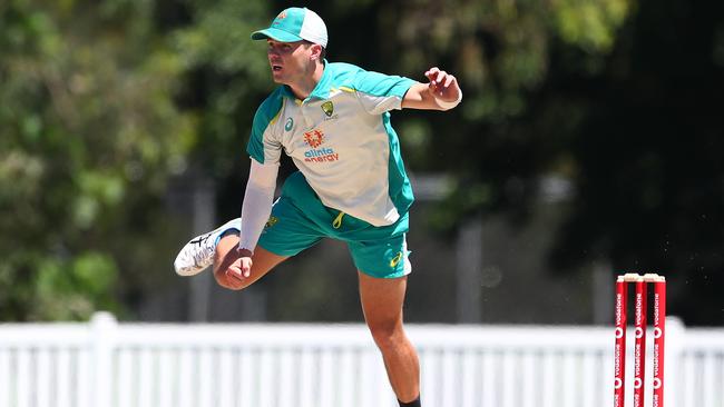 He continues to impress but there is no room in the Test squad just yet for Mitch Swepson.