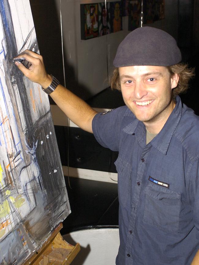 Artist Thomas Buchanan at the Absolut 100 VIP Launch Party at Sugar nightclub.