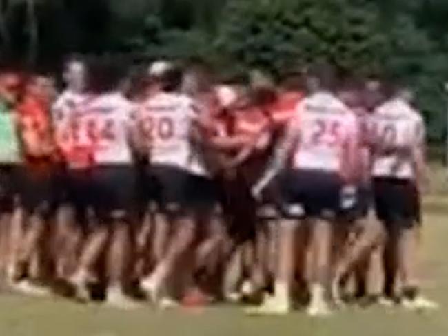 Dragons explain fiery scuffle between teammates