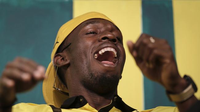 Zhoya caught a glimpse of Jamaican sprinter Usain Bolt three years ago. Picture: AP