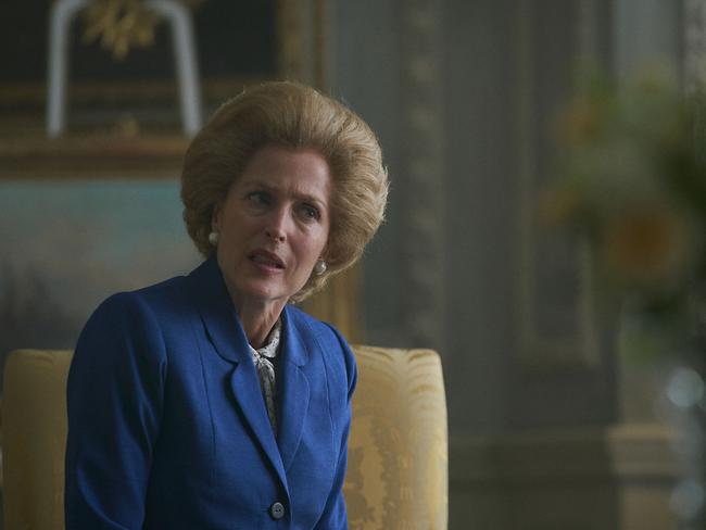 Gillian Anderson as Margaret Thatcher.