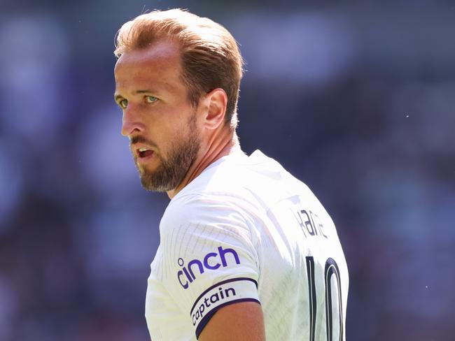 LONDON, ENGLAND - AUGUST 6: Harry Kane of Tottenham Hotspur during the pre-season friendly match between Tottenham Hotspur and Shakhtar Donetsk at Tottenham Hotspur Stadium on August 6, 2023 in England. (Photo by Jacques Feeney/Offside/Offside via Getty Images)