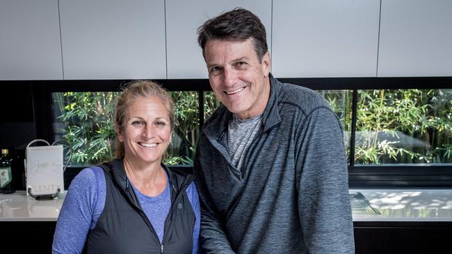 Tami and Paul in the kitchen. Picture: Jake Nowakowski