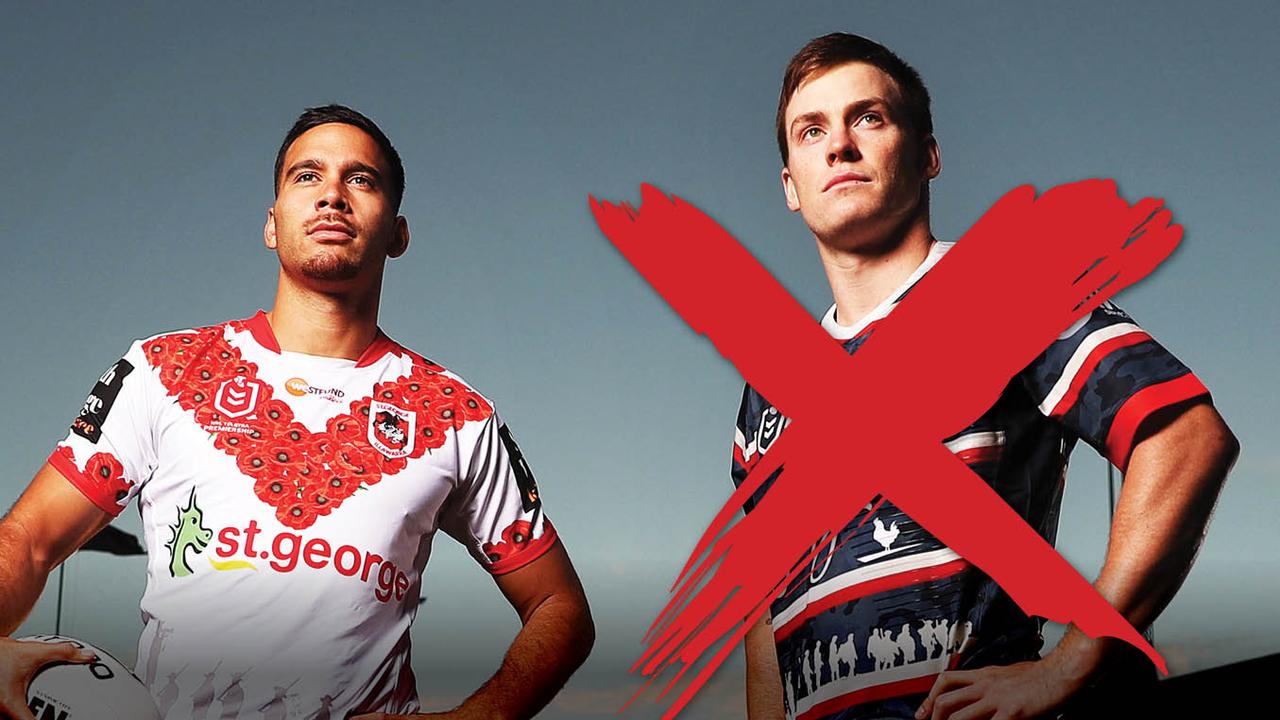 Roosters Reveal 2019 Anzac Jersey