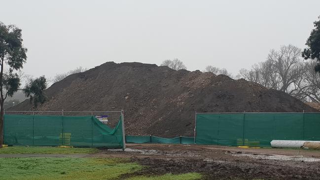 Why is there a massive mound of dirt in Edinburgh Gardens? Picture: Paul Shapiro