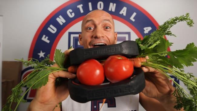 Vegan athlete Adriano 'Ady' Di Pierro ... ‘I’d always eaten clean, but I tried getting cleaner’. Picture: Keri Megelus.