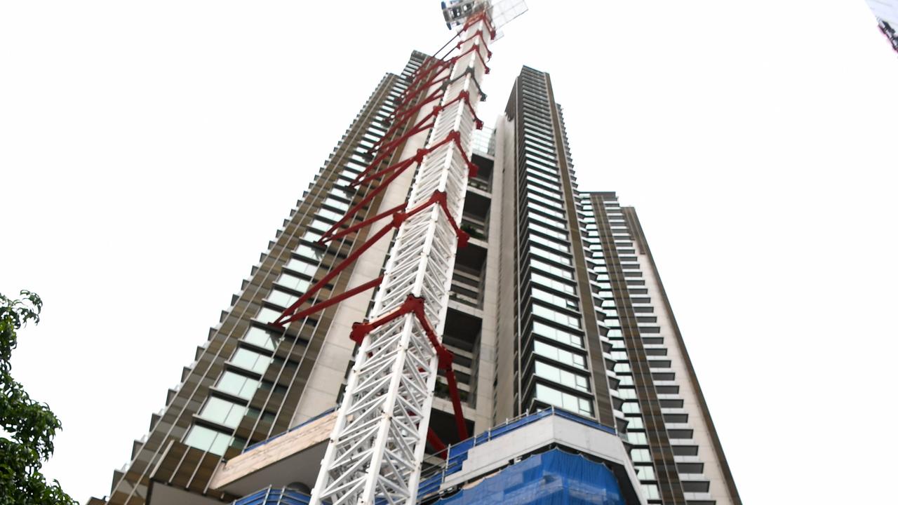 The 443 Queens Street construction site in Brisbane. Picture: Dan Peled/NCA NewsWire