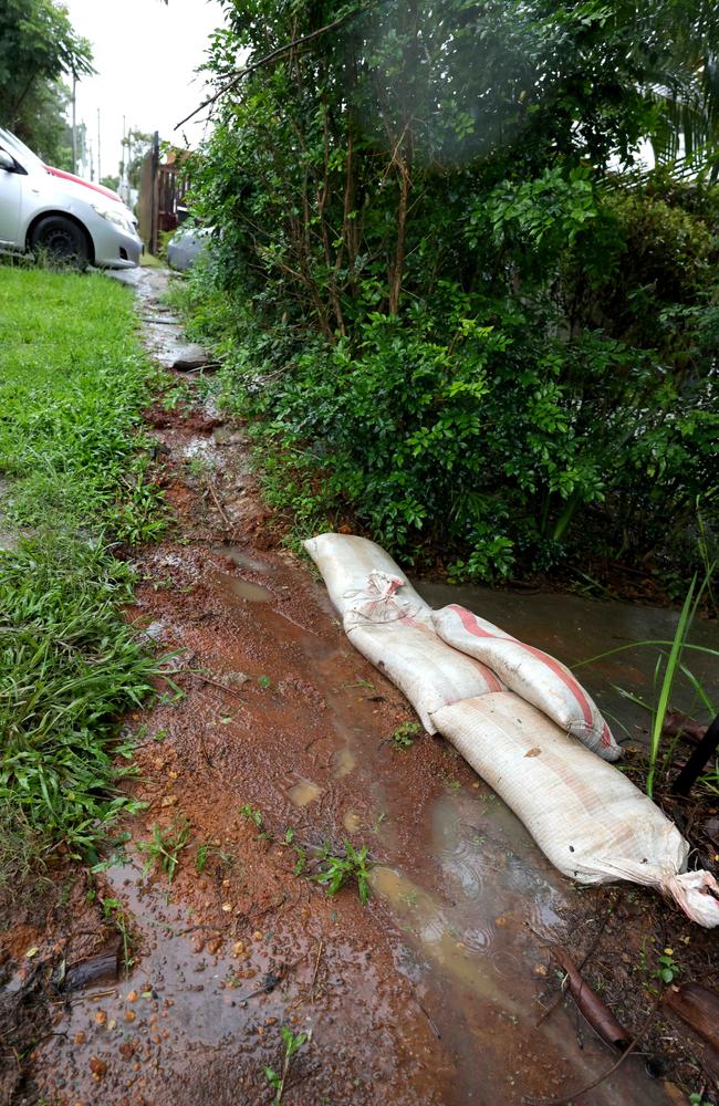 The council works outside the home of Brittany Opetaia-Halls. Picture: Steve Pohlner