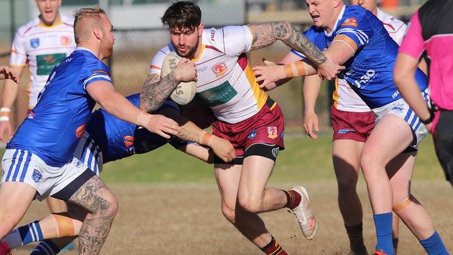 Curtis Scott for Thirlmere Roosters. Picture: Steve Montgomery