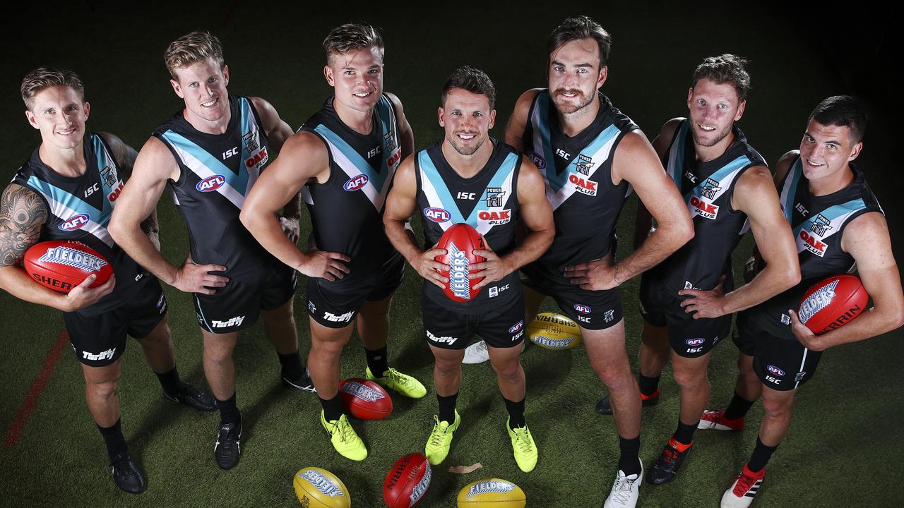 Port Adelaide could appoint co-captains in 2019. Picture: Sarah Reed