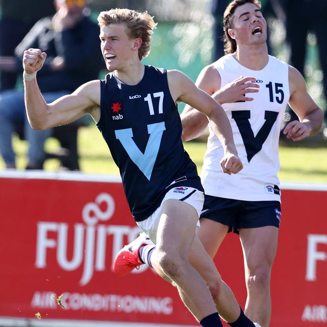 Karl Worner on the go for Vic Metro. Picture: Michael Klein