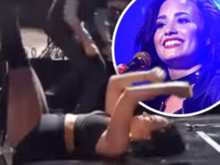 Demi Lovato stacks it on stage