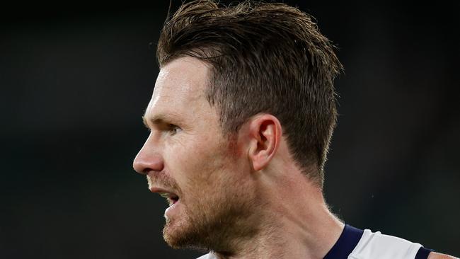 Patrick Dangerfield was the star of the Cats’ win. Picture: Michael Willson/AFL Photos via Getty Images