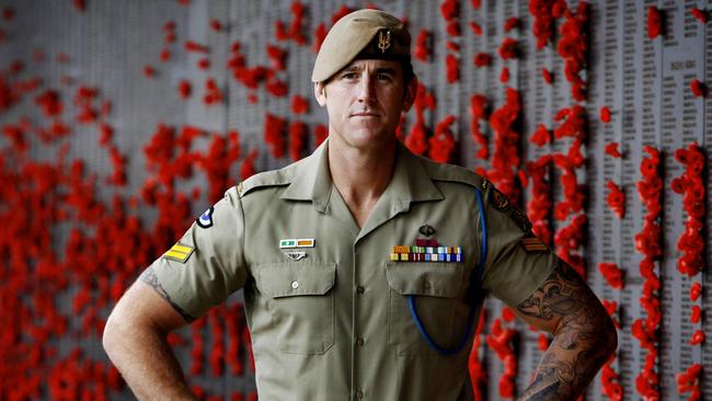 Ben Roberts-Smith VC, at the Australian War Memorial in Canberra. Picture: Ray Strange/The Daily Telegraph