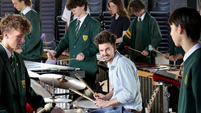 Jacob Hicks, Brisbane-based multi-instrumentalist and educator, boasts a performance portfolio spanning Europe and Australia. He is now a teacher at Corinda State High School. Photo Steve Pohlner