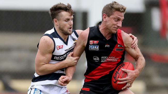 West Adelaide midfielder Chris Schmidt will be sidelined for at least six weeks after minor knee surgery. Picture: Simon Cross