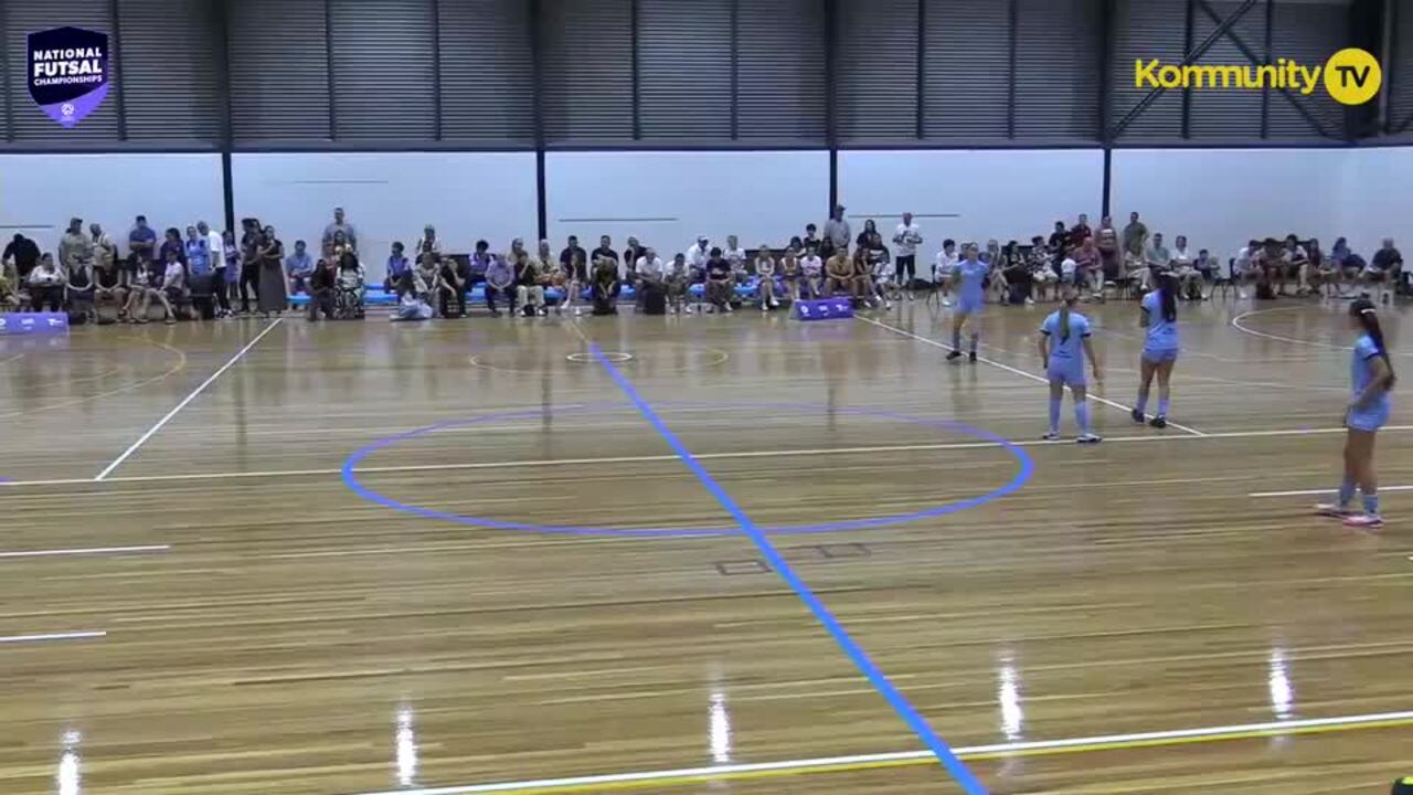 Replay: Football NSW Thunder v Football Queensland White (U13 Girls)—2025 National Futsal Championships Day 3