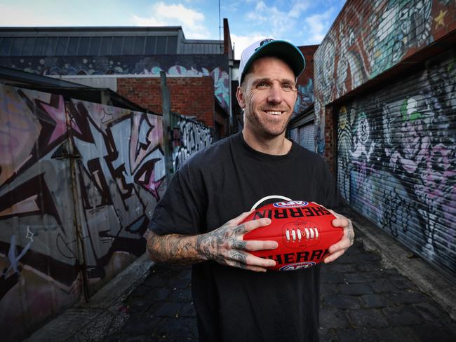 Dane Swan says his determination and ability to tune out critics helped him get his head back in the game. Picture: David Caird