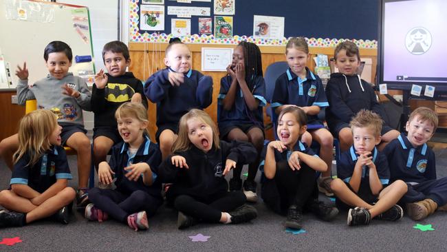 My First Year 2022: Riverview State School Prep F class (Top row: Kordell, Uwan, Malia, Precious, Isla, Mythias. Bottom: Lilliana, Keira, Emily, Azyra, Jerry, Arthur.)