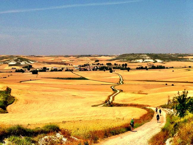 This famous pilgrim trail winds across northern Spain.