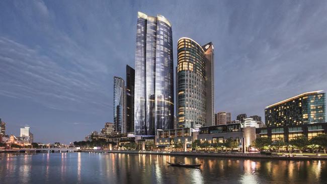 An artist’s impression of the Crown Resorts One Queensbridge building.