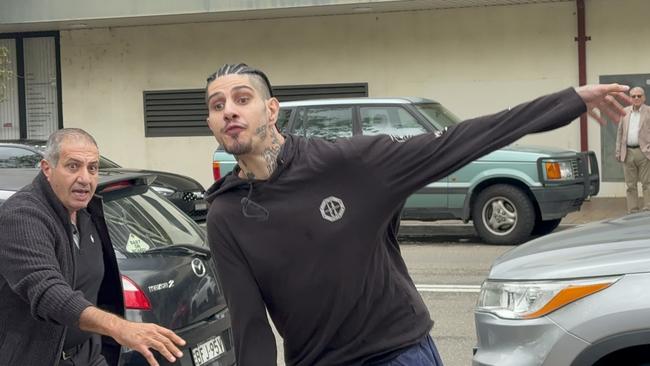 Issa Haddad outside Fairfield Local Court on May 8.