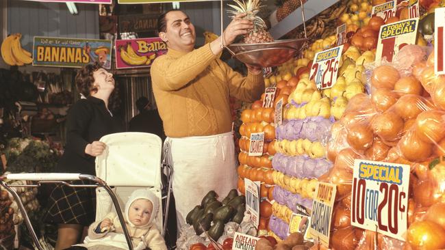 1971: Queen Victoria Market. Picture: National Archives of Australia