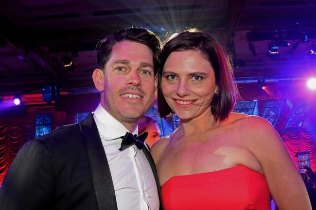 Matt and Shannon Jutsum at Gold Coast Mayoress Charity Foundation Ball at The Star Gold Coast. Picture: Regina King