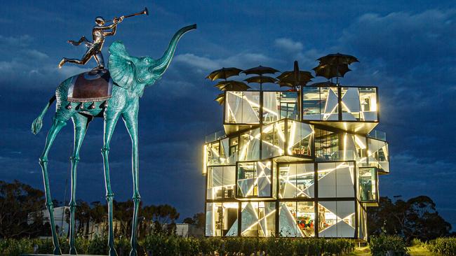 The D’Arenberg Cube at McLaren Vale. Picture: Matt Turner