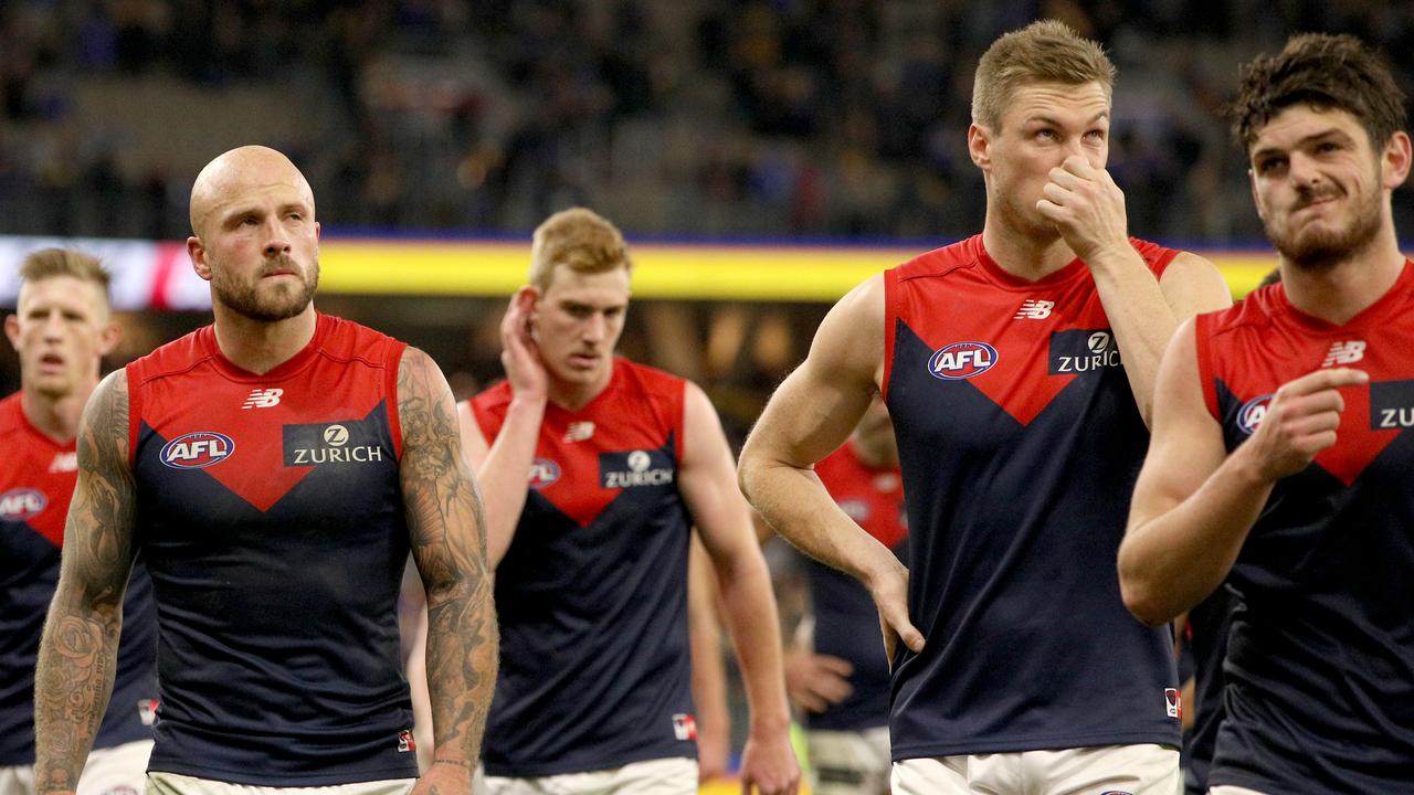 Melbourne faces West Coast in Round 1, 2020. All the best. Picture: Richard Wainwright