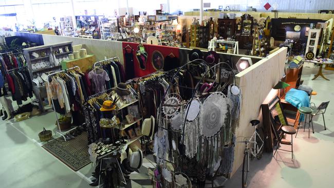 Melbourne is home to an amazing collection of second-hand, antique and maker’s markets. Market Fair in Ferntree Gully. Picture: Lawrence Pinder