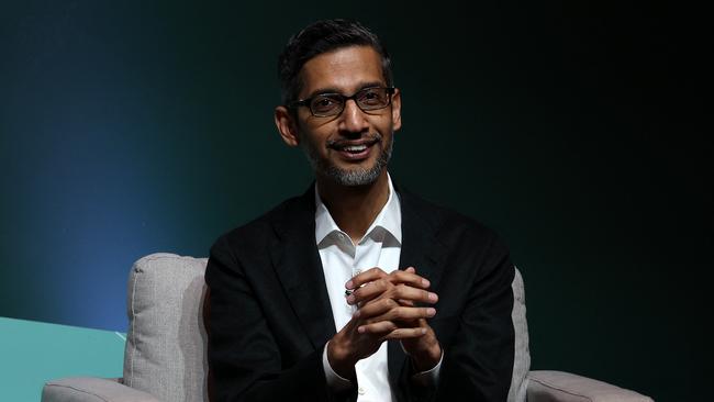 Google chief executive Sundar Pichai.