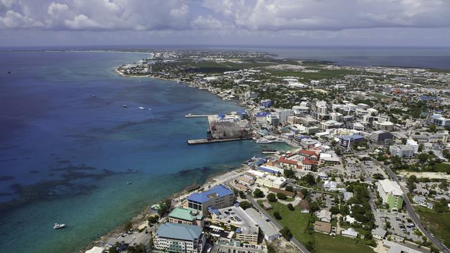 Georgetown, the capital and financial district in the Cayman Islands