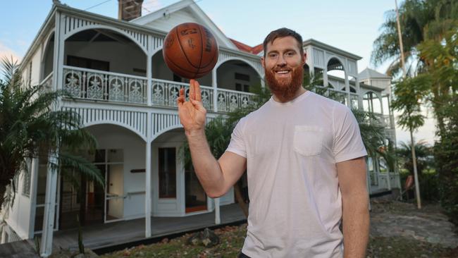 Basketballer Aron Baynes is selling his historic Paddington property. Picture: Peter Wallis