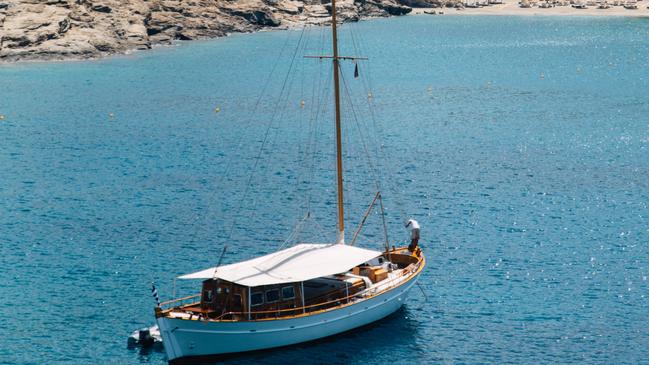 A kaiki or traditional fishing boat. Picture: Thomas Gravanis.