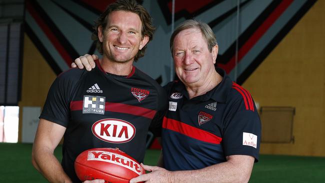 James Hird and Kevin Sheedy will forever be intertwined. Picture: Wayne Ludbey