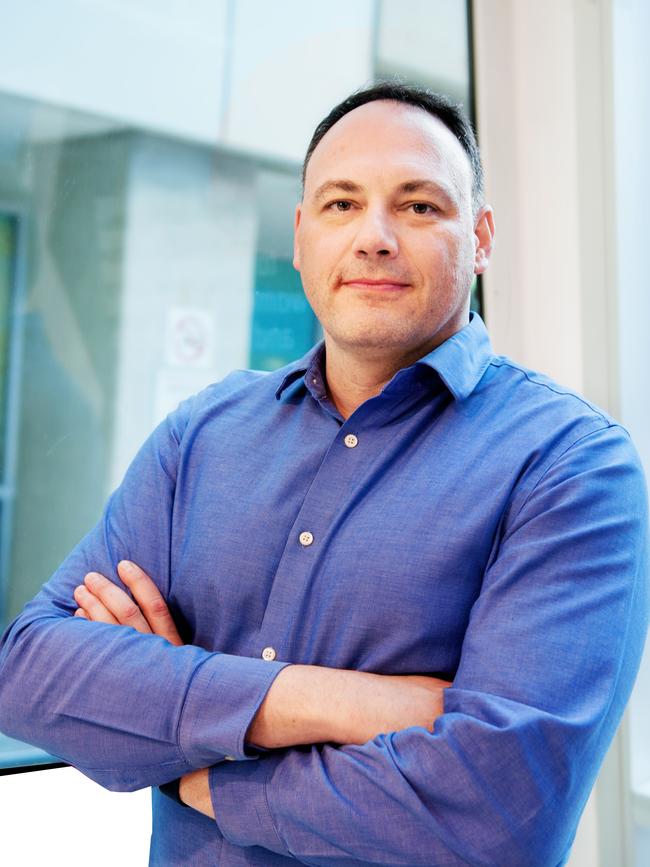 Acting director of RBWH Professor Stuart Pegg Burns Centre, Dr Jason Brown.