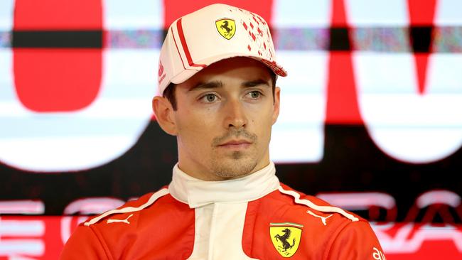 Charles Leclerc has no idea. Photo by Bryn Lennon/Getty Images.