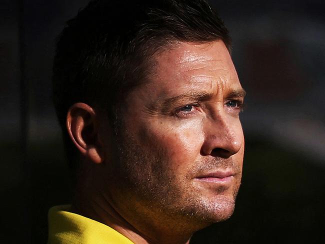 Portrait of Australian captain Michael Clarke. Clarke will play his first match of the ICC Cricket World Cup when Australia take on New Zealand at Eden Park in Auckland. pic. Phil Hillyard
