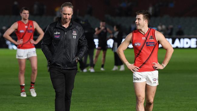 It’s been a horror start to the season for the Bombers. Picture: Getty Images