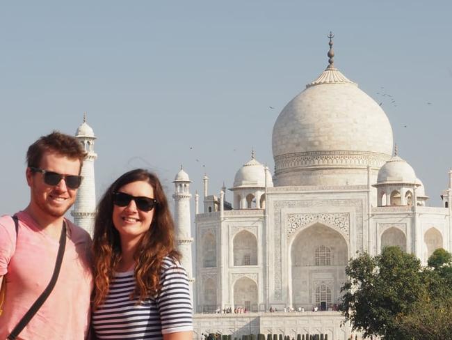 We still managed to take in the Taj Mahal. Picture: Alexis Carey