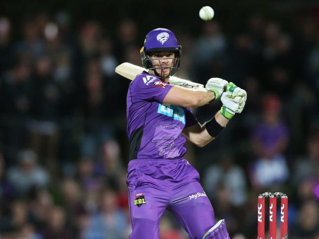 BBL06.  Hobart Hurricanes V Adelaide Strikers at Blundstone Arena Hobart. Tim Paine.  Picture: NIKKI DAVIS-JONES