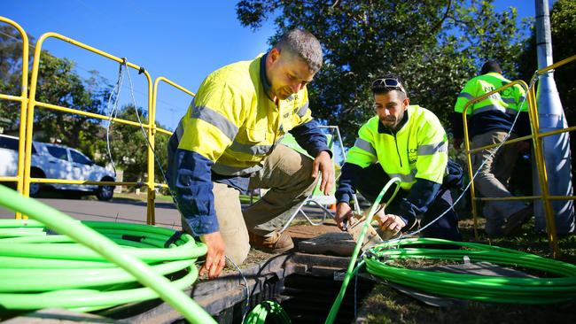 FTTC connections run fibre closer to the final destination before connecting to a small box in the ground.