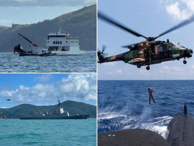 Debris found in search for missing army chopper crew.