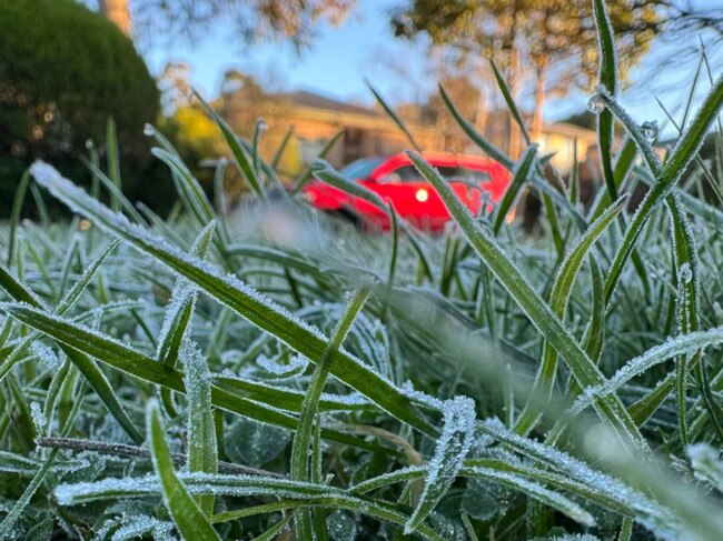 The Bureau of Meteorology warned of ‘patchy fog and frost’ in Melbourne. Picture: Facebook